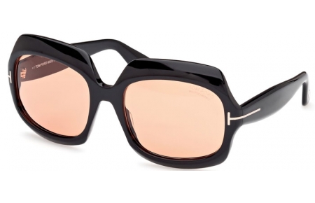 Gafas de Sol - Tom Ford - REN FT1155 - 05E  SHINY BLACK // LIGHT BROWN PHOTOCHROMATIC