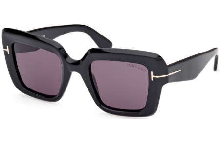 Gafas de Sol - Tom Ford - ESME FT1157 - 01A  SHINY BLACK // GREY