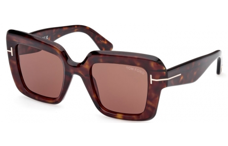 Gafas de Sol - Tom Ford - ESME FT1157 - 52J  DARK HAVANA // BROWN