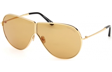 Gafas de Sol - Tom Ford - KEATING FT1158 - 30E  SHINY GOLD // LIGHT BROWN