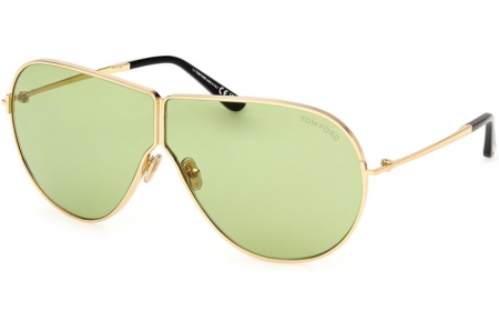 Gafas de Sol - Tom Ford - KEATING FT1158 - 30N  SHINY GOLD // LIGHT GREEN