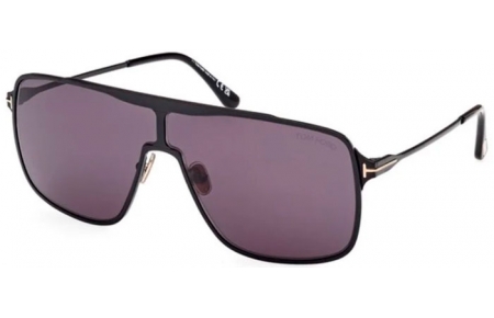 Gafas de Sol - Tom Ford - ZAPPA FT1173 - 01A  SHINY BLACK // DARK GREY