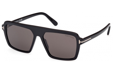 Gafas de Sol - Tom Ford - VINCENT FT1176 - 01A  SHINY BLACK // GREY