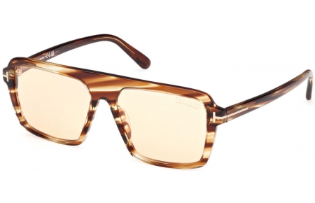 Gafas de Sol - Tom Ford - VINCENT FT1176 - 53E  STRIPED BROWN // BROWN PHOTOCHROMATIC