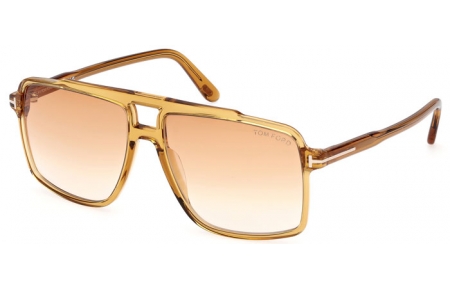 Gafas de Sol - Tom Ford - KEMP FT1177 - 39F  SHINY YELLOW // LIGHT BROWN GRADIENT