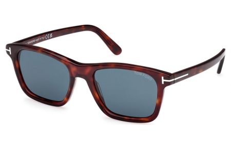 Gafas de Sol - Tom Ford - BARRON FT1179 - 54V  HAVANA RED // BLUE