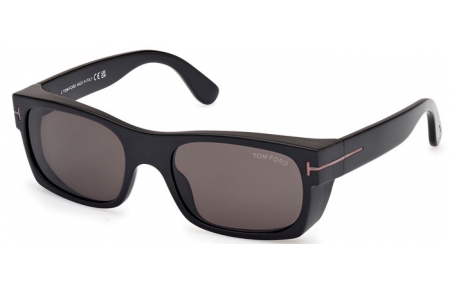 Gafas de Sol - Tom Ford - JUAN FT1181-N - 01A  SHINY BLACK // GREY