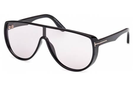 Gafas de Sol - Tom Ford - ACHILLES FT1182 - 01A  SHINY BLACK // GREY PHOTOCHROMATIC