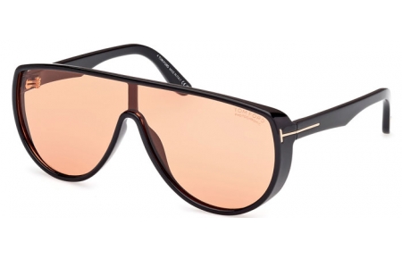 Gafas de Sol - Tom Ford - ACHILLES FT1182 - 05E  SHINY BLACK // BROWN PHOTOCHROMATIC