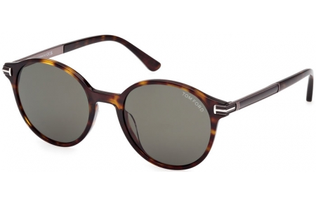 Gafas de Sol - Tom Ford - ARAKI FT1184 - 52N  DARK HAVANA // GREEN