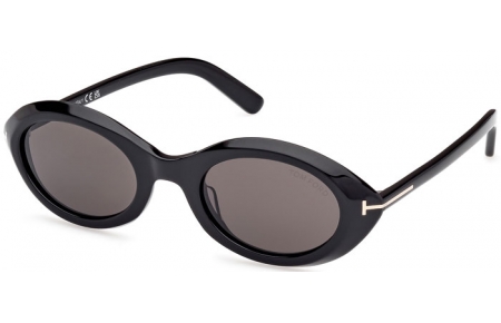 Gafas de Sol - Tom Ford - CARMEN FT1186 - 01A   SHINY BLACK // GREY