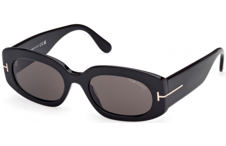 Gafas de Sol - Tom Ford - CIELLE FT1187 - 01A  SHINY BLACK // GREY