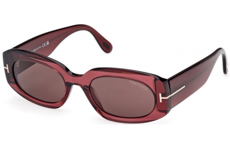 Gafas de Sol - Tom Ford - CIELLE FT1187 - 69E  SHINY BORDEAUX // BROWN