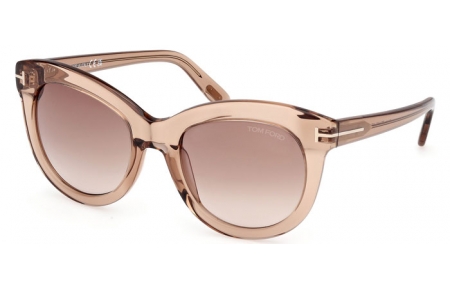 Gafas de Sol - Tom Ford - ODETTE FT1189 - 45F  SHINY LIGHT BROWN // BROWN GRADIENT