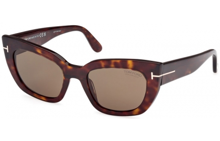 Gafas de Sol - Tom Ford - ATHENA FT1190 - 52H  DARK HAVANA // BROWN POLARIZED