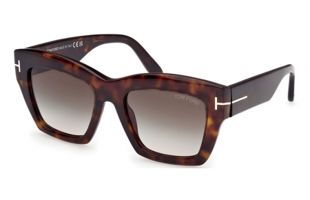 Gafas de Sol - Tom Ford - LUNA FT1191 - 52B  DARK HAVANA // GREY GRADIENT