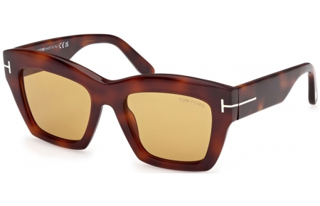 Gafas de Sol - Tom Ford - LUNA FT1191 - 53E  HAVANA // LIGHT BROWN