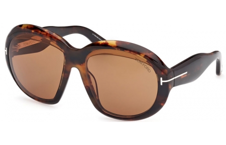 Gafas de Sol - Tom Ford - ANGELLICA FT1193 - 52E  DARK HAVANA // BROWN