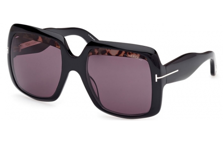 Gafas de Sol - Tom Ford - AURORA FT1194 - 01A  SHINY BLACK // DARK GREY