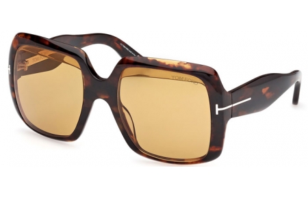 Gafas de Sol - Tom Ford - AURORA FT1194 - 52E  DARK HAVANA // LIGHT BROWN