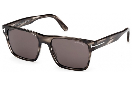 Gafas de Sol - Tom Ford - CALDER FT1205 - 56A  DARK HAVANA GREY // GREY