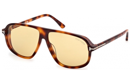 Gafas de Sol - Tom Ford - GUILLAUME FT1208 - 53E  HAVANA // LIGHT BROWN