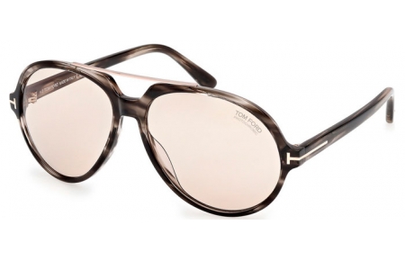 Gafas de Sol - Tom Ford - AALTO FT1210 - 56E  HAVANA GREY // BROWN PHOTOCROMIC