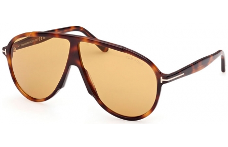 Gafas de Sol - Tom Ford - VLADIMIR FT1211 - 53E  HAVANA // BROWN