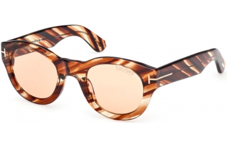 Gafas de Sol - Tom Ford - LUCINDA FT1212 - 55E  STRIPED BROWN // BROWN PHOTOCHROMATIC