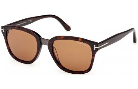 Gafas de Sol - Tom Ford - GRAYDON FT1213 - 52E  DARK HAVANA // BROWN