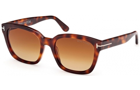 Gafas de Sol - Tom Ford - HAYLAY FT1216 - 53F  LIGHT HAVANA // BROWN GRADIENT