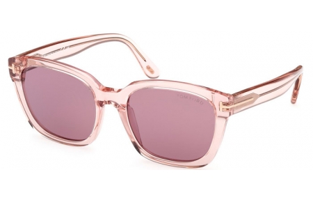 Gafas de Sol - Tom Ford - HAYLAY FT1216 - 72Y  TRANSPARENT PINK // VIOLET