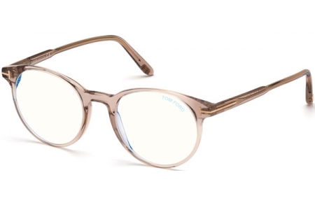 Monturas - Tom Ford - FT5695-B - 045  SHINY LIGHT BROWN