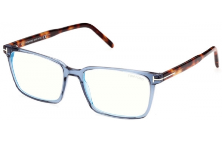 Monturas - Tom Ford - FT5802-B - 090  SHINY BLUE HAVANA