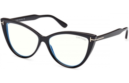 Monturas - Tom Ford - FT5843-B - 001  SHINY BLACK