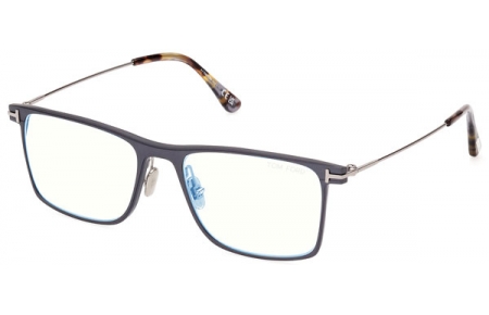 Monturas - Tom Ford - FT5865-B - 013  MATTE DARK RUTHENIUM