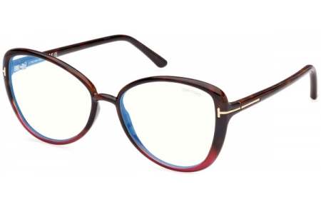 Monturas - Tom Ford - FT5907-B  - 055  HAVANA RED