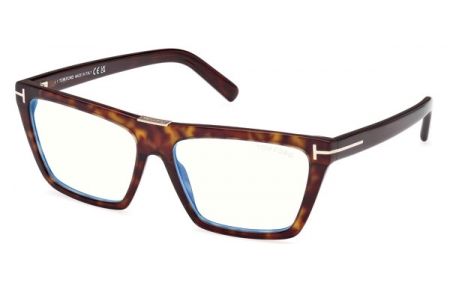 Lunettes de vue - Tom Ford - FT5912-B  - 052  DARK HAVANA