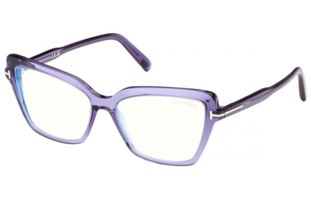 Monturas - Tom Ford - FT5948-B - 081  SHINY TRANSPARENT VIOLET