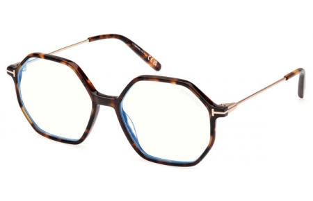 Monturas - Tom Ford - FT5952-B - 052  DARK HAVANA