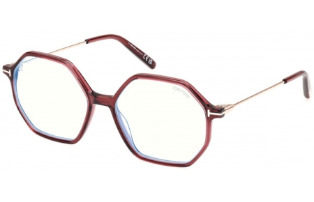 Monturas - Tom Ford - FT5952-B - 069  SHINY BORDEAUX