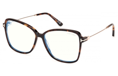 Monturas - Tom Ford - FT5953-B - 052  DARK HAVANA