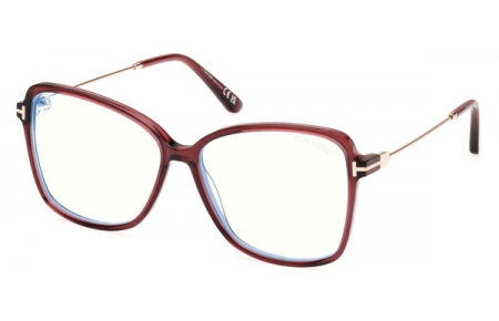 Monturas - Tom Ford - FT5953-B - 069  SHINY BORDEAUX