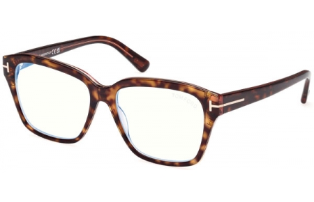 Lunettes de vue - Tom Ford - FT5955-B - 056  HAVANA