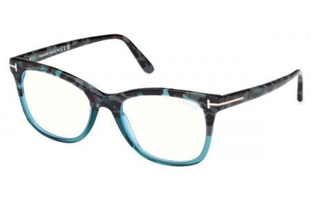 Monturas - Tom Ford - FT5986-B - 055  HAVANA BLUE