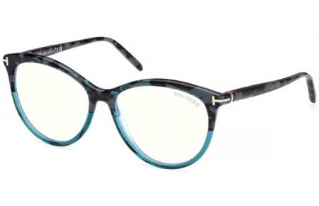 Monturas - Tom Ford - FT5990-B - 055  HAVANA BLUE