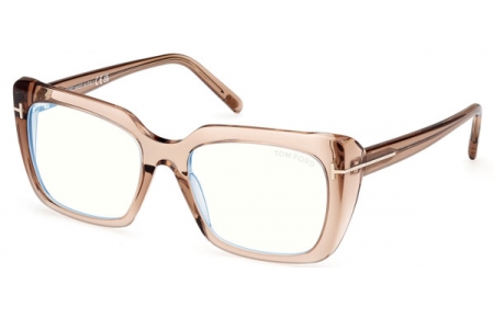 Monturas - Tom Ford - FT5992-B - 045  SHINY LIGHT BROWN