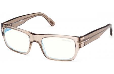 Monturas - Tom Ford - FT6034-B - 051  TRANSPARENT LIGHT BROWN