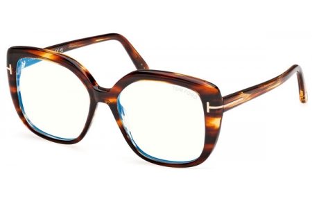 Lunettes de vue - Tom Ford - FT6043-B - 055  HAVANA HONEY