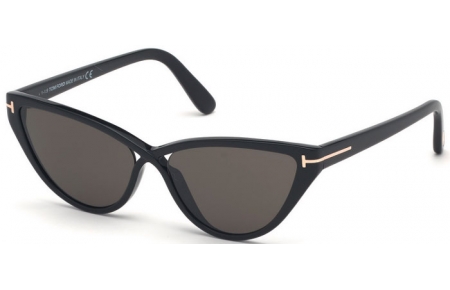 Gafas de Sol - Tom Ford - CHARLIE-02 FT0740 - 01A  SHINY BLACK // GREY